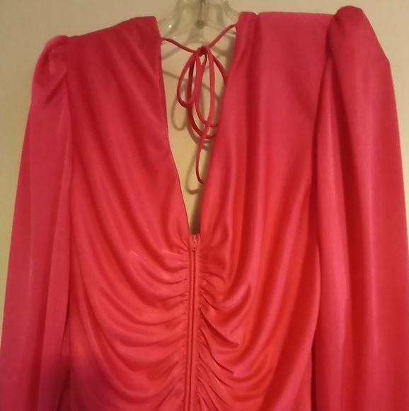 Open- Back Pretty In Pink Dress Size US L - Picture 3 of 5